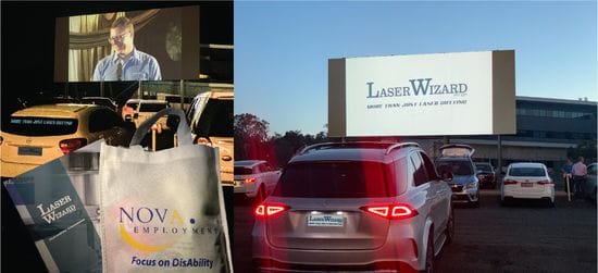 Laser Wizard & NOVA Employment - Together Supporting Inclusion & Diversity